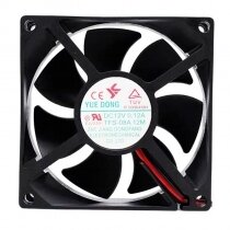 YUE DONG TFS-08A 12M DC 12V 0.12A 8025 Axial Cooling Fan