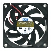 AVC DE07015B12H DC 12V 0.50A 7015 Ball Bearing Axial Cooling Fan