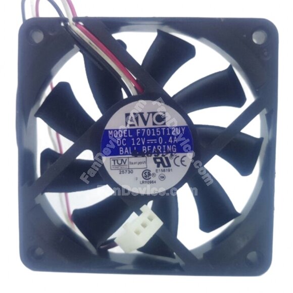 AVC F7015T12UY DC 12V 0.4A 7015 Ball Bearing Axial Cooling Fan