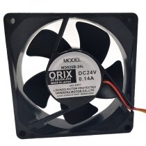 ORIX MD825B-24L DC 24V 0.14A 8025 Brushless Axial Cooling Fan