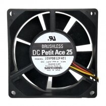 Sanyo Denki 109P0812F401 DC 12V 0.13A 8025 Axial Cooling Fan