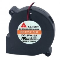 Y.S.TECH BD125115LB DC 12V 0.12A 5015 Blower Brushless Cooling Fan