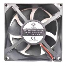 LANG JIE LD158025S DC 15V 0.30A 8025 Axial Brushless Cooling Fan