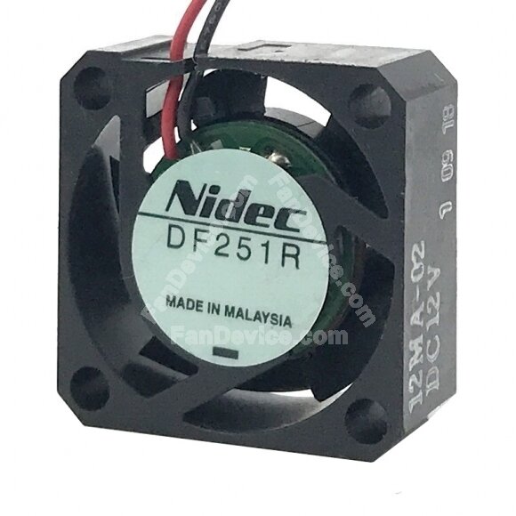 Nidec DF251R 12MA-02 DC 12V 2 Wires Axial Cooling Fan