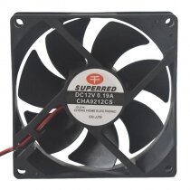 SuperRed CHA9212CS DC 12V 0.19A 9025 Axial Cooling Fan