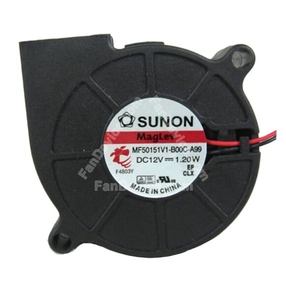 Sunon Maglev MF50151V1-B00C-A99 DC 12V 1.20W 5015 Blower Cooling Fan