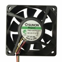 Sunon PMD1207PKV2-A DC 12V 3.7W 2 Wires / 3 Wires Axial Cooling Fan