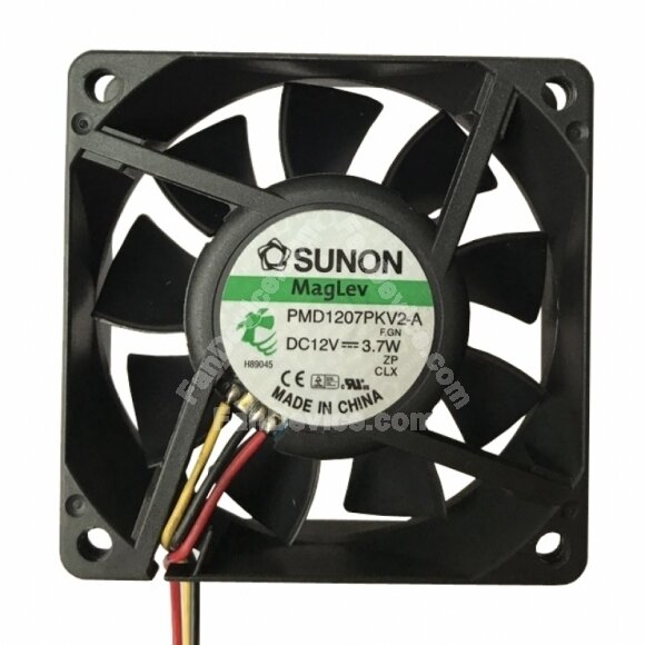 Sunon PMD1207PKV2-A DC 12V 3.7W 2 Wires / 3 Wires Axial Cooling Fan