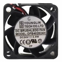 YOUNG LIN DFB402824H DC 24V 2.9W 4028 Brushless Axial Cooling Fan