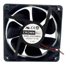 CROWN AGE12038B24L DC 24V 0.18A 12038 Ball Bearing Axial Cooling Fan