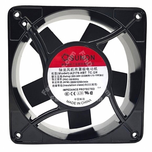 Sunon A2179-HBT AC 200-240V 17689 Impedance Protected Axial Cooling Fan