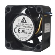 Delta TFA0412AN DC 12V 0.30A 4028 Axial Brushless Cooling Fan
