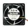 Sanyo Denki 9G0612P1M051 DC 12V 0.35A 2 Wires / 3 Wires / 4 Wires Axial Cooling Fan