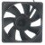 Nidec D12T-12PS14 02A DC 12V 0.10A 2 Wires / 3 Wires Axial Cooling Fan