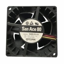 Sanyo 9G0812G103 DC 12V 1.1A 3 Wires Axial Cooling Fan