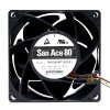 Sanyo Denki 9HV0848P1G0031 DC 48V 0.85A 2 Wires / 3 Wires / 4 Wires Axial Cooling Fan