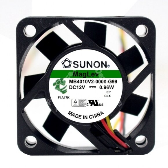Sunon MB40101V2-0000-G99 DC 12V 0.96W 2 Wires / 3 Wires Axial Cooling Fan