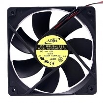 ADDA AD1212HB-A71GL DC 12V 0.37A 2 Wires / 3 Wires / 4 Wires Axial Cooling Fan
