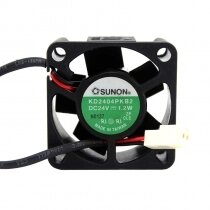 SUNON KD2404PKB2 DC 24V 1.2W 2 Wires Axial Cooling Fan