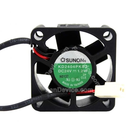 SUNON KD2404PKB2 DC 24V 1.2W 2 Wires Axial Cooling Fan