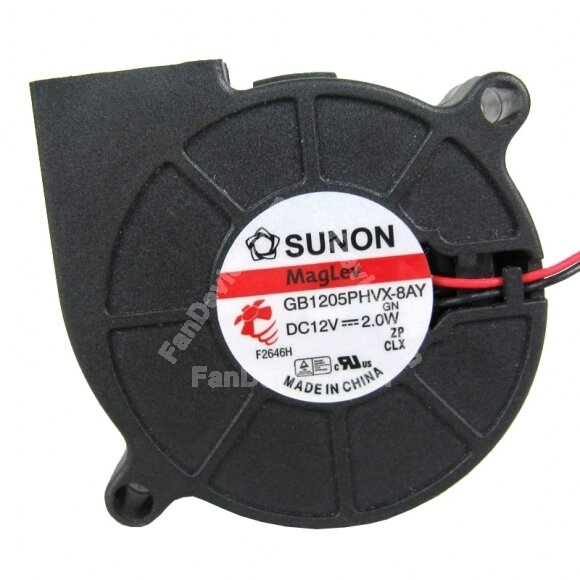 Sunon GB1205PHVX-8AY DC 12V 2.0W 2 Wires Blower Cooling Fan
