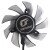 Foxconn PVA080E12R-P12-ED 12V 0.50A 4 Wires DC Brushless Axial Fan