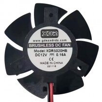 XDR XDR5020HB DC 12V 0.16A 2 Wires Axial Cooling Fan