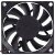 JAMICON KF0715B1SR-R DC 12V 0.41A 2 Wires Dual Ball Bearing Axial Fan