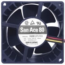 Sanyo 9G0812P1F03 12V 0.58A 4 Wires Axial Cooling Fan