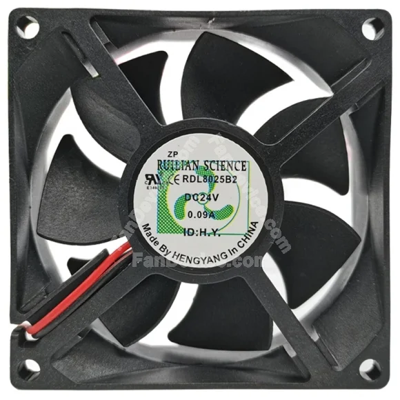 RUILIAN SCIENCE RDL8025B2 24V 0.09A Axial Cooling Fan