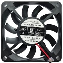 DWPH EFS-07A12H 12V 0.30A DC Brushless Axial Cooling Fan