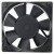 Sanyo 9GH1212M403 12V 0.13A 2 Wires Axial Cooling Fan