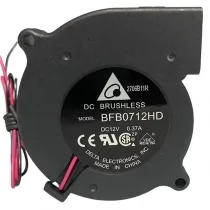 Delta BFB0712HD 12V 0.37A 2 Wires DC Brushless Blower Fan