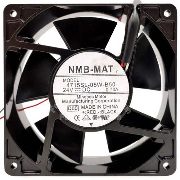 NMB-MAT 4715SL-05W-B50 12V 0.74A 2 / 3 / 4 Wires Cooling Fan