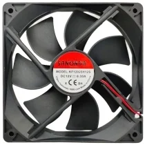 SANONDA KF12025H12S 12V 0.30A 2 Wires Axial Cooling Fan