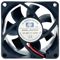 JSL JDH7025S 12V 0.23A 2 Wires DC Brushless Cooling Fan