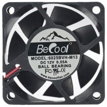 BeCool 6025BVH-M13 12V 0.55A Ball Bearing Cooling Fan