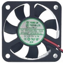 YOUNGLIN DFB501012L 12V 0.7W 2 Wires Axial Cooling Fan