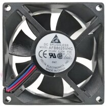 Delta AFB8025VHC 24V 0.25A 3 Wires Axial Cooling Fan