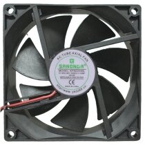 SANONDA KF8025HBL 100V-240V 0.10AMP 2 Wires Cooling Fan