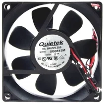 Quietek SB0812M 12V 0.14A 2 Wires Axial Cooling Fan