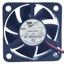 HXH HDB0524UC-A 24V 0.23A 2 Wires Axial Cooling Fan