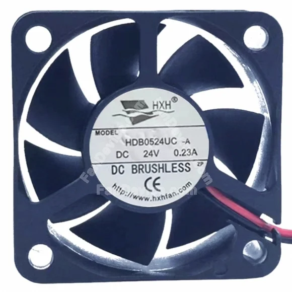 HXH HDB0524UC-A 24V 0.23A 2 Wires Axial Cooling Fan