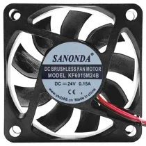 SANONDA KF6015M24B 24V 0.15A 2 Wires Axial Cooling Fan
