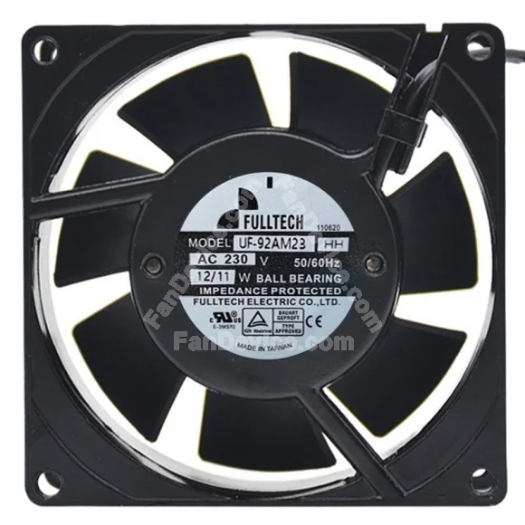 FULLTECH UF-92AM23 HH 230V 12/11W 2 Wires Axial Cooling Fan
