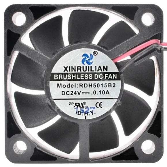 XINRUILIAN RDH5015B2 24V 0.10A 2 / 3 Wires Cooling Fan