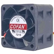 COFAN FP428H12B 12V 0.28A 3 Wires Axial Cooling Fan
