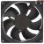 T&T MW-925H12B 12V 0.32A 2 Wires Axial Cooling Fan