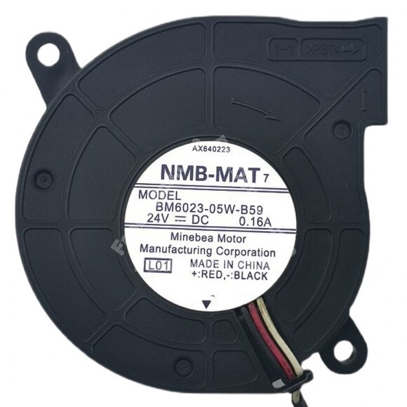 NMB-MAT BM6023-05W-B59 24V 0.16A 3 Wires Blower Cooling Fan