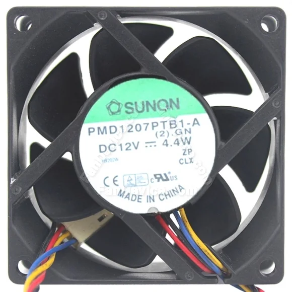 Sunon PMD1207PTB1-A DC 12V 4.4W 4 Wires Axial Cooling Fan